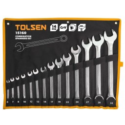 Set 14 Chei Combinate Cr-V 6-32 mm, Tolsen,