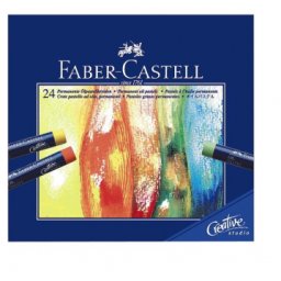 Creioane Ulei Pastel 24 Culori Faber-Castell