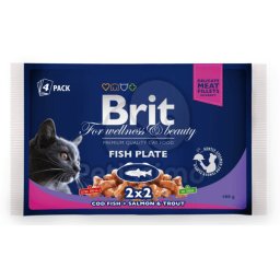 Brit Premium Cat Fish Multipack 4 x 100 g