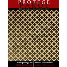 Placa aluminiu anodizat perforat GAL02- finisaj auriu