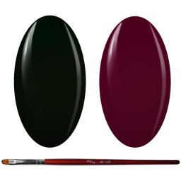 Kit Geluri Color + Pensula Gel Unghii, Cod K2GP-73/75