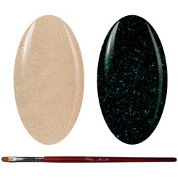 Kit Geluri Color + Pensula Gel Unghii, Cod K2GP-63S/40G