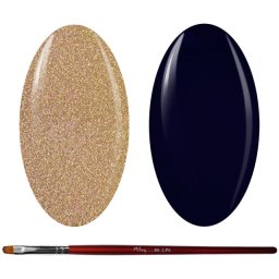 Kit Geluri Color + Pensula Gel Unghii, Cod K2GP-41G/72