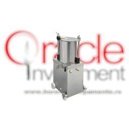 Spriț hidraulic vertical 32 L, cu pedală de picior și pâlnii de inox