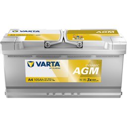 Baterie auto 105Ah Varta Silver Dynamic AGM Start-Stop 393x175x190 950A 12V