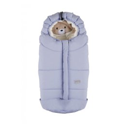 Sac de iarna Ovetto Cuccioli -80 cm Bear Soft Blue / Beige