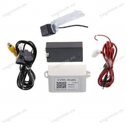 Kit retrofit camera marsarier VW Golf 5 6 Passat B6 B7 Passat CC cu unitati RCD510 RNS510