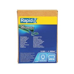 Capse gard Rapid VR16 galvanizate cu acoperire verde PET, inchidere 2-8 mm, pentru plasa de sarma, custi si imprejmuiri, 3190 bucati 40108809