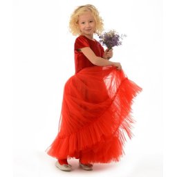 Rochie rosie Rania