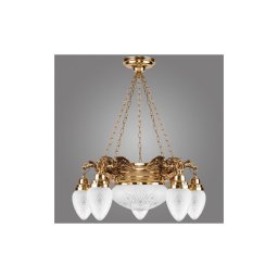 Kemar OW50 - Lustra OURO EAGLE 5xE27/60W + 1xE27/100W/230V