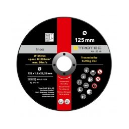 Disc de taiere metal INOX AD-125-MI, pachet 12 bucați