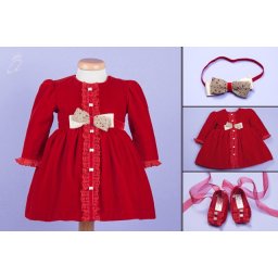 Set botez My Ruby Red Dress