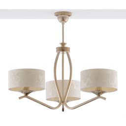 JUPITER 1274-KS3E - Candelabru cu tijă KASZMIR, 3xE27/60W
