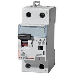 Disjunctor cu protectie diferentiala 1P+N 32A/30mA Legrand 411005