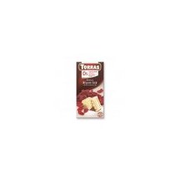 Ciocolata alba cu fructe goji 75gr TORRAS