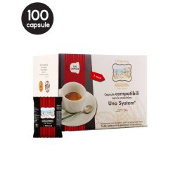 100 Capsule Gattopardo Espresso Ricco – Compatibile Uno System