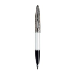 Stilou Waterman CARENE Contemporany White and Gunmetal ST