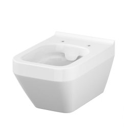 Vas WC suspendat Crea Rectangular Clean On Cersanit (capac separat),