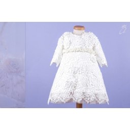 Rochie botez Lace and Flowers