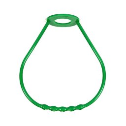 Mâner lustră din plastic verde