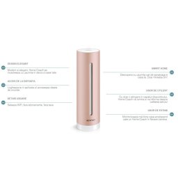 Dispozitiv smart de monitorizare a calitatii aerului Netatmo Home Coach Wireless NHC-EC