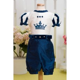 Costum botez baieti Baby King