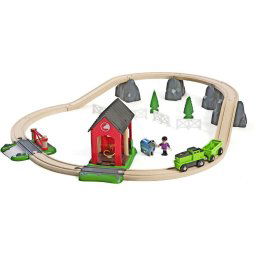 Set trenulet cu echitatie BRIO