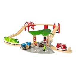 Set trenulet cu statie transfer BRIO