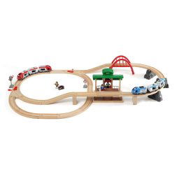 Set trenulet cu statie de legatura BRIO
