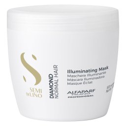 Masca pentru stralucire fara sulfati Alfaparf Semi di Lino Diamond Illuminating Mask, 500 ml