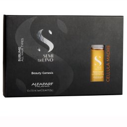 Elixir de regenerare cu celule stem de argan Alfaparf Semi di Lino Sublime Cel Madre Beauty Genesis, 12x13 ml