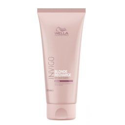 Balsam pentru pastrarea culorii pentru par vopsit blond cald Wella Professionals Invigo Recharge Warm Blonde, 200 ml