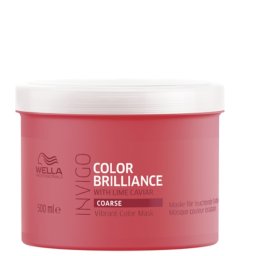 Masca pentru par vopsit cu fir gros Wella Professionals Invigo Brilliance, 500 ml