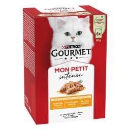 Hrană umedă pentru pisici Gourmet Mon Petit - pasăre 6 x 50 g