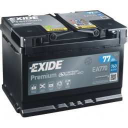 Baterie auto 77Ah Exide Premium 278x175x190 760A 12V