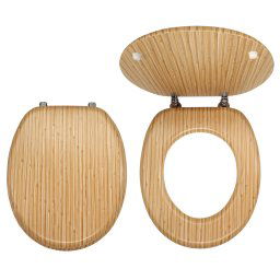 Capac WC decor bambus, MDF