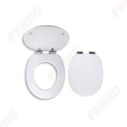 Capac WC soft closing MDF-alb