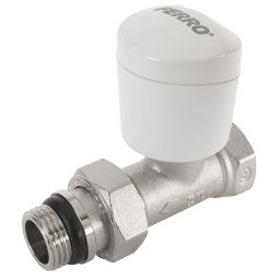 Robinet tur drept cu posibilitate montaj cap termostatic 1/2x1/2