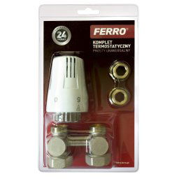 Set termostatat universal drept 50 mm cu Cap M30*1.5mm Ferro