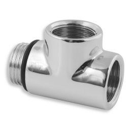 Adaptor (racord) in "T", crom