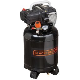 Compresor Black+Decker BD 195/24V-NK Vertical 24L Fara Ulei 1,5 Hp 10 bar 180l/min