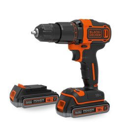Masina de insurubat, cu percutie, Black and Decker, BDCDC18B, cu acumulator, 18 V, 650 rpm
