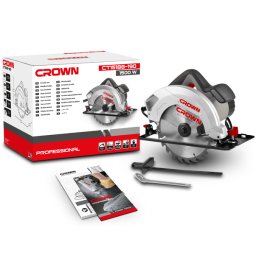 Circular de mana Crown CT15188-190 profesional 1500W 190mm 5500rpm