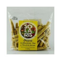 Grisine din faina integrala cu seminte chia si faina de quinoa 100gr SOLARIS