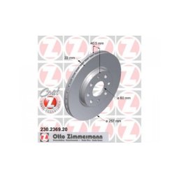 Disc frana spate Opel Vectra C