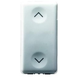 Buton cu revenire interblocat 1 modul NO+NO Gewiss System GW20521