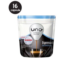 16 Capsule Kimbo Uno System Espresso Decaffeinato