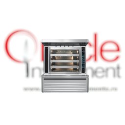 Cuptor panificație cu tuburi cu vapori, 4 vetre 12 mp