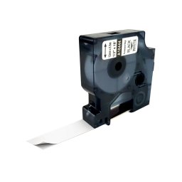 Etichete vinil alb 12mm x 5.5m compatibile Dymo 18444