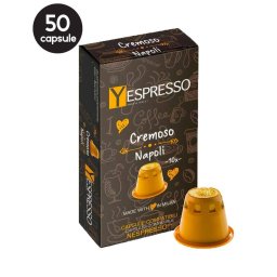 50 Capsule Yespresso Cremoso Napoli - Compatibile Nespresso